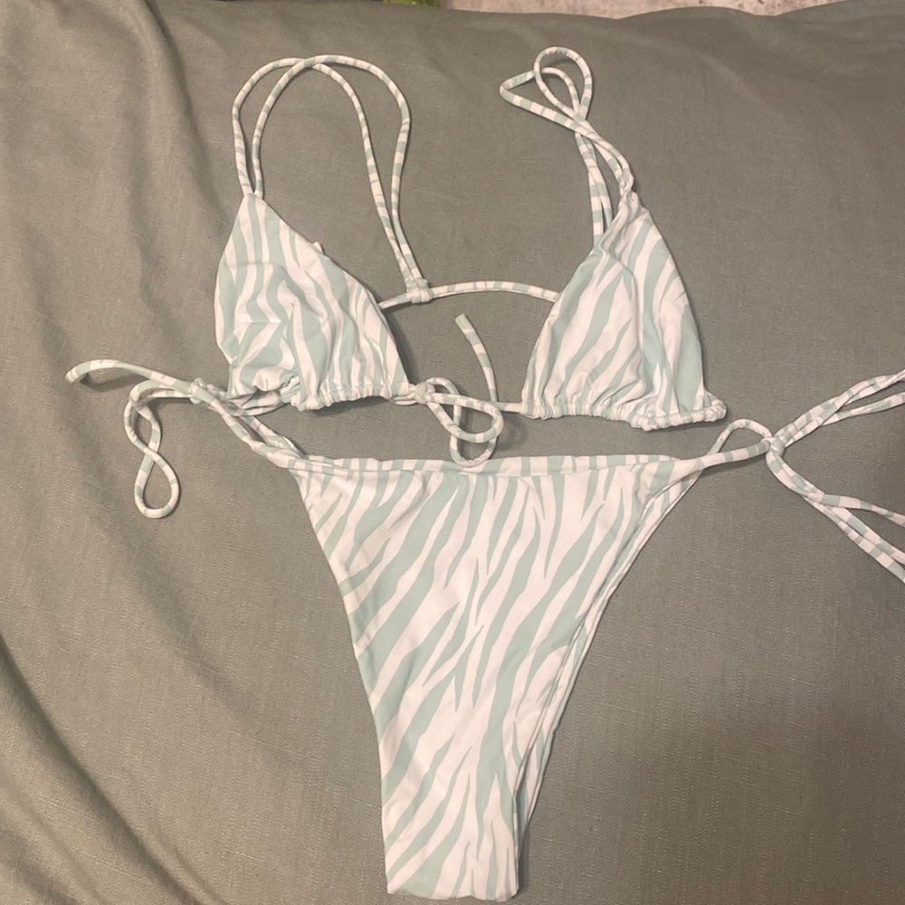zebra print bikini